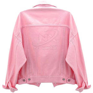 Vestes Jeans Grande Taille Design Personnalisé Imprimé pour Femmes Fabricant Pakistan Vestes Jeans pour Femmes - Product Image 2