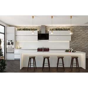 Cristal de quartz Bella Blanco Unionstone - Composition de cristal de quartz - Design moderne - Application murale imperméable - Grande dalle - Product Image 4