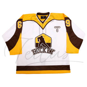 Jersey de Hockey sobre Hielo para Hombre 2026, Nuevo, de Alta Calidad, Diseño Personalizado, 100% Poliéster, Secado Rápido, Transpirable, con Logotipo Personalizado - Product Image 3