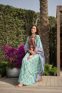 100% Tela de rayón Kaftan de manga larga de lujo Resort Kaftan Maxi para mujeres 2025 Nueva colección Long Maxi Fabricante Precio bajo - Product Image 5