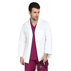 Transpirable OEM personalizado Unisex Doctor Lab Bata médico uniforme Doctor abrigos enfermeras uniforme tela de algodón - Product Image 2