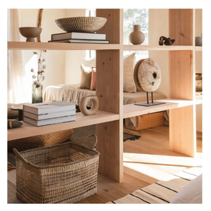 Cestas de almacenamiento de ratán tejidas a mano respetuosas con el medio ambiente, decoración rústica moderna para el hogar, fabricante de Vietnam OEM ODM - Product Image 2