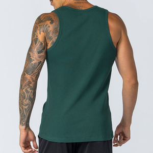 Venta al por mayor de camisetas con logotipo personalizado Atlético gimnasio Fitness entrenamiento correr camisetas hombres culturismo Stringer Tank Top Tank Tops - Product Image 5