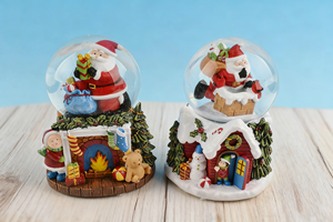 Producto caliente <span class=keywords><strong>Santa</strong></span> Claus Navidad Snow Globe MUSICAL <span class=keywords><strong>Chimenea</strong></span> <span class=keywords><strong>en</strong></span> <span class=keywords><strong>la</strong></span> casa Adornos de Navidad - Product Image 2