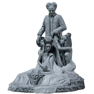 Figura de Resina de Drácula de 10 cm para Pintar - Product Image 2