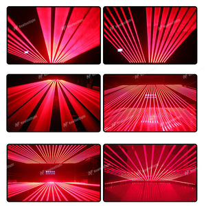 Barre laser rouge DJ <span class=keywords><strong>Disco</strong></span> 500mW*8 à 8 faisceaux pour événements, scène, boîte de nuit, parc à thème, contrôle DMX512 haute précision 7CH/22CH - Product Image 6