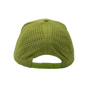 Compre la nueva gorra de béisbol/golf impermeable de color verde con parche de visera curva personalizada, modelo 2026, de gran venta. - Product Image 4