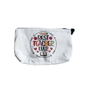Bolsa de cosméticos con cremallera para maquillaje, estuche de artículos de tocador con diseño de H para regalo y uso escolar, 22x13,5 cm - Product Image 1