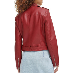 Chaqueta universitaria de invierno de talla XL para mujer, tejido de piel de oveja auténtica, tejido teñido liso estampado, nuevo diseño sólido, transpirable a prueba de viento - Product Image 2