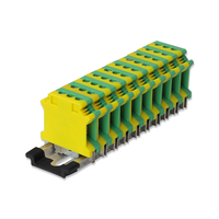 Connecteur électrique de mise à la terre modulaire à vis RUILSKG16 automobile 2 pôles 76A, connexion à vis en laiton DIN