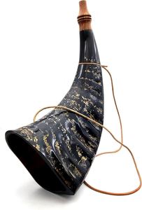 Symboles Viking corne à boire polie et sculptée coquille naturelle Type de sel verre décoration de la maison avec style animal - Product Image 4