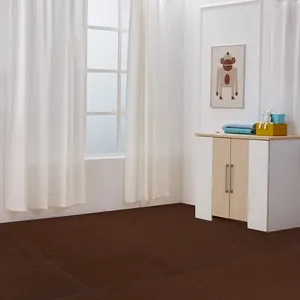 Tuile de Tapis Antidérapante de 24x24 Pouces pour Maison, Bureau, Chambre, Hôtel, Pile de Boucle, 15 Pièces, DIY - Product Image 1