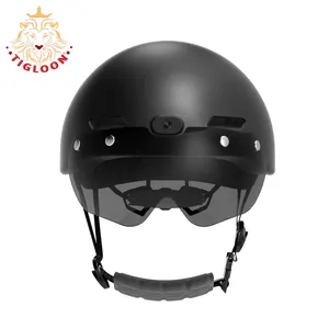 Esporte de segurança exterior de qualidade superior para adultos Youngers Kids Waterproof LED Smart Helmet com controle remoto GPS Camera Sports Helmet