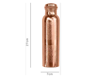 1000ml 27oz Hammered Copper Customized Design Portable Durable Reusable Outdoor Sports Travel <b>Electroplated</b> Flask <b>Tumbler</b> Bottle - Product Image 3