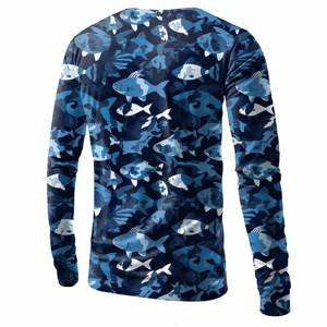 เสื้อยืดตกปลา2023ใหม่เสื้อซับลิเมชันพรีเมียมพร้อมโลโก้ตามสั่ง - Product Image 2