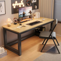 Escritorio para Computadora, Escritorio Simple para el Hogar, Oficina Minimalista Moderna, Escritorio para Trabajar, Dormitorio, Estudio, Escritorio para Escribir
