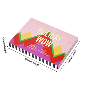 Caja de regalo navideña personalizable tipo cajón con cuenta regresiva de 12 o 30 días, económica, con impresión a todo color - Product Image 5