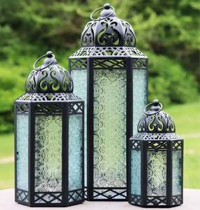 Uniquely Designed Wooden & Metal Candle & T-Light Stand for Christmas Holiday <b>Hurricane</b> <b>Lantern</b> Holder Made in Wood & Metal - Product Image 5