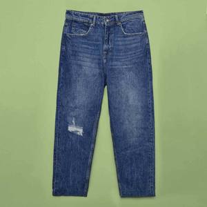 OEM Manufacturer Customization <b>Men</b> Large Size Loose Straight <b>jeans</b> <b>High</b>-<b>waisted</b> 100% Cotton Leisure Denim - Product Image 5