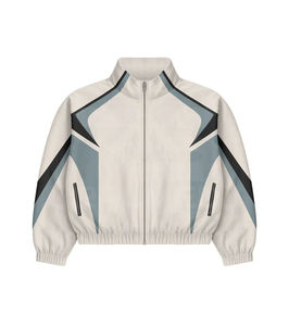 Survêtement coupe-vent 2025 Pantalon et veste élastiques Imperméable 100% nylon Logo personnalisé Panneaux de travail Survêtement coupe-vent - Product Image 2