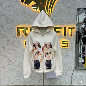 Sudadera con Capucha Premium de Calidad Superior a Precio Razonable, con Cremallera, Diseño Desgastado, Chaqueta con Cremallera y Pedrería, Lavado Ácido, Sudadera de Forro Polar para Hombre, Estilo Urbano - Product Image 6