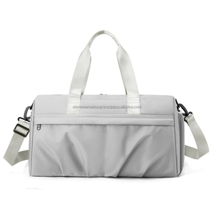 Sac de sport de yoga portable grande capacité, sac de voyage à fermeture éclair pour l'extérieur, séparation humide et sèche, en Oxford - Product Image 6