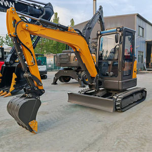 Mini excavatrice nouveau modèle avec la lame de bouteur pour niveler et remblayer - Product Image 3