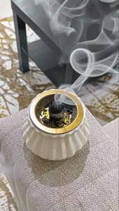 PARFUMÉ 2025 Nouveau Bois Nacre Bakhoor Brûleur Ncense Madhkan Brûleur Arabe Oud Brûleur pour Parfum de Maison pour le Ramadan - Product Image 5