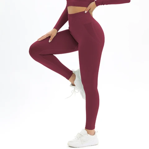 Leggings Deportivos de Alta Calidad para Mujer, Pantalones de Yoga sin Costuras con Bolsillo y Cintura Alta, Ideales para Dropshipping - Product Image 6