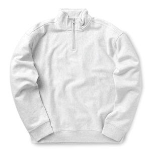 <b>Men's</b> Customization Quarter <b>Zip</b> <b>Sweatshirt</b> Cotton Blended OEM Available Fully Personalized <b>Half</b> <b>Zip</b> Pullover <b>Sweatshirts</b> - Product Image 2