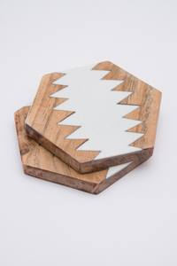 Custom Natural Round Square Hexagon Marble <b>Wood</b> Walnut Coasters Cute Wooden <b>Wine</b> Beer Coffee Tea Cup Free Coasters - Product Image 5