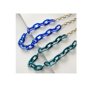 Personnalisé De Luxe Dernier Collier En Résine De Fabrication À La Main Haute Poli Beau Collier En Résine De Mode Femmes Au Coût Le Plus Bas - Product Image 4