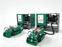 Robot de dragage visuel à distance étanche IP68 avec moteur de 70 kW pour pompes à sédiments destinées aux fosses d'égouts souterraines