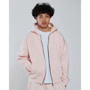 Custom Made High Quality <b>Zip</b> up <b>Men's</b> <b>Hoodie</b> 100% Cotton <b>Pocket</b> Design Screen Printing Plain Pullover Zipper <b>Hoodie</b> For <b>Men</b> - Product Image 5