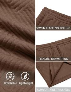 Short de gymnastique de haute qualité pour hommes, couleur personnalisée, short de basket-ball décontracté en coton avec cordon de serrage, motif solide, taille moyenne, fournisseur pakistanais - Product Image 5