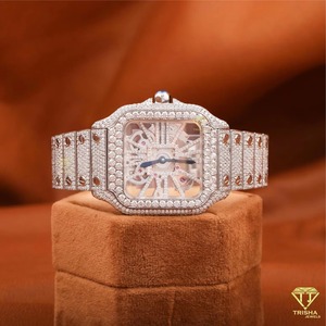 Suministro directo de fábrica Classic Totalmente helado Lab Grown Diamond Watch Ajuste cómodo para hombres Disponible a un precio asequible - Product Image 3