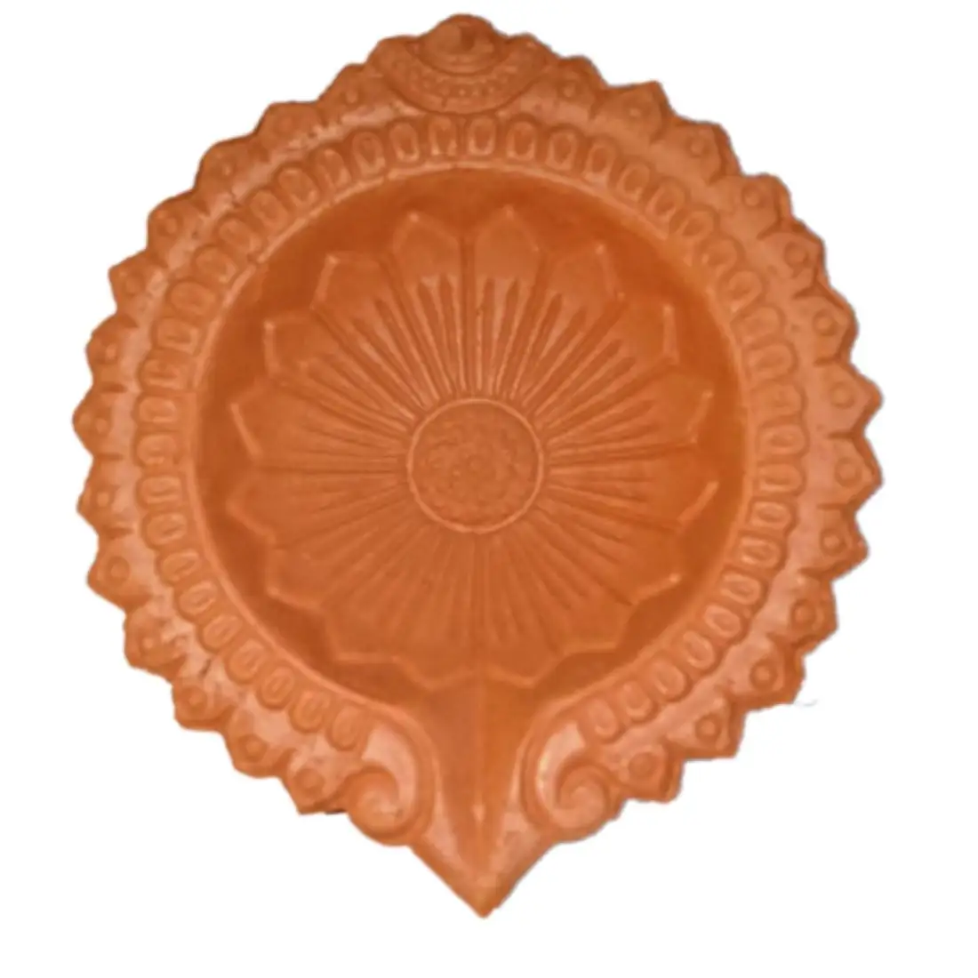 Mejor precio lámpara de terracota luz lightsip vela Deepak Dipak hecho a mano cerámica de terracota India Diwali arcilla aceite Diyas