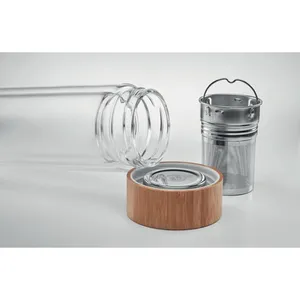 Bottiglia di Vetro Sostenibile Batumi 400ml, Elegante Contenitore in Vetro per Merchandising - Product Image 4