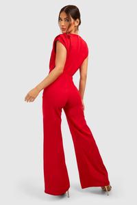 Mono Elegante de Cintura Alta y Color Vibrante para Mujer, Estilo Formal, Pierna Ancha, 100% Algodón, Ideal para Yoga y Ocasiones Especiales, Venta al Por Mayor 2025 - Product Image 4