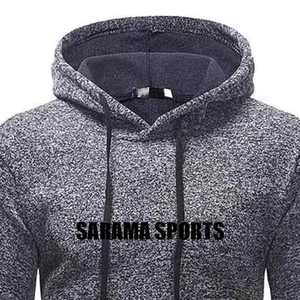 Sweat-shirt à capuche en polyester/coton personnalisé avec logo, automne/hiver, vente en gros, 350 g/m², sweats à capuche pour couples - Sweats à capuche et sweat-shirts pour hommes grandes tailles - Product Image 4