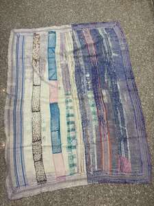 Boho Chic 100% algodón Reversible hecho a mano Kantha cosido a mano sostenible Kantha tradicional Vintage hecho a mano Kantha - Product Image 2