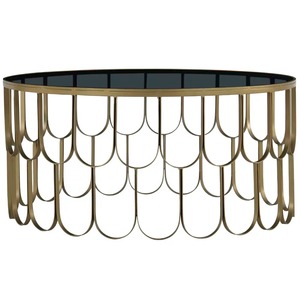 Bols de luxe écologiques personnalisés avec cadre métallique finition or/laiton et dessus en verre – Vaisselle contemporaine - Product Image 6