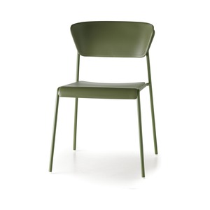 Stackable Technopolymer <b>Dining</b> <b>Chair</b> with Painted Metal Frame, for Restaurant Bar Hotel and Outdoor Use - Product Image 2