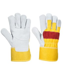 Gants en cuir de vache fendu avec fonctions antidérapantes ignifuges et anti-chaleur Gants de sécurité pour travaux de soudage et revêtement en latex de construction - Product Image 4