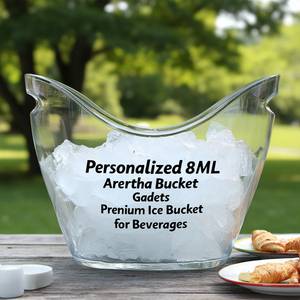 Secchiello per Ghiaccio Personalizzato Aretha da 8L, Gadget Premium per Bevande - Product Image 3