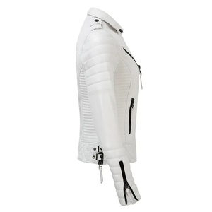 Nouveaux blousons d'aviateur en cuir d'hiver pour hommes avec doublure en fourrure brodée techniques pour temps froid - Product Image 2