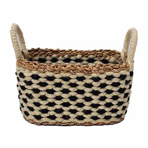 Cesta de hierba marina con 2 asas laterales, precio barato - Product Image 2