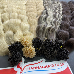 Vente en gros 100% cheveux humains kératine U Tip Extension vague naturelle de haute qualité de l'usine du Vietnam avec des prix bon marché - Product Image 2