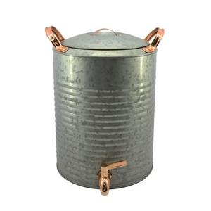 Dispensador de zumo galvanizado con grifo de cobre, alta calidad, elegante, uso en bares y fiestas, barato, cantidad mínima - Product Image 3