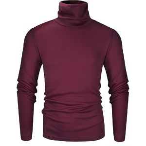 Haute qualité hommes à manches longues décontracté col rond sweat automne hiver chaud tricots haut Anti-rides Anti-rétrécissement motif - Product Image 1